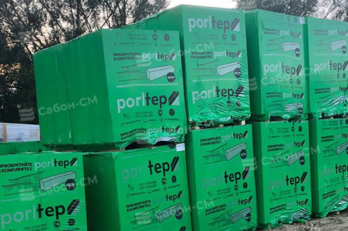 Газобетонные стеновые блоки Poritep 625х250х250, D500