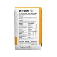Цветная кладочная смесь армированная Dauer BRICK.COLOR 251 серая 50 кг
