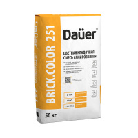 Цветная кладочная смесь армированная Dauer BRICK.COLOR 251 серая 50 кг