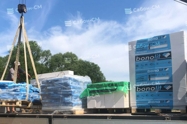 Газосиликатные блоки Бонолит Дмитров D600 625х250х75 перегородочные